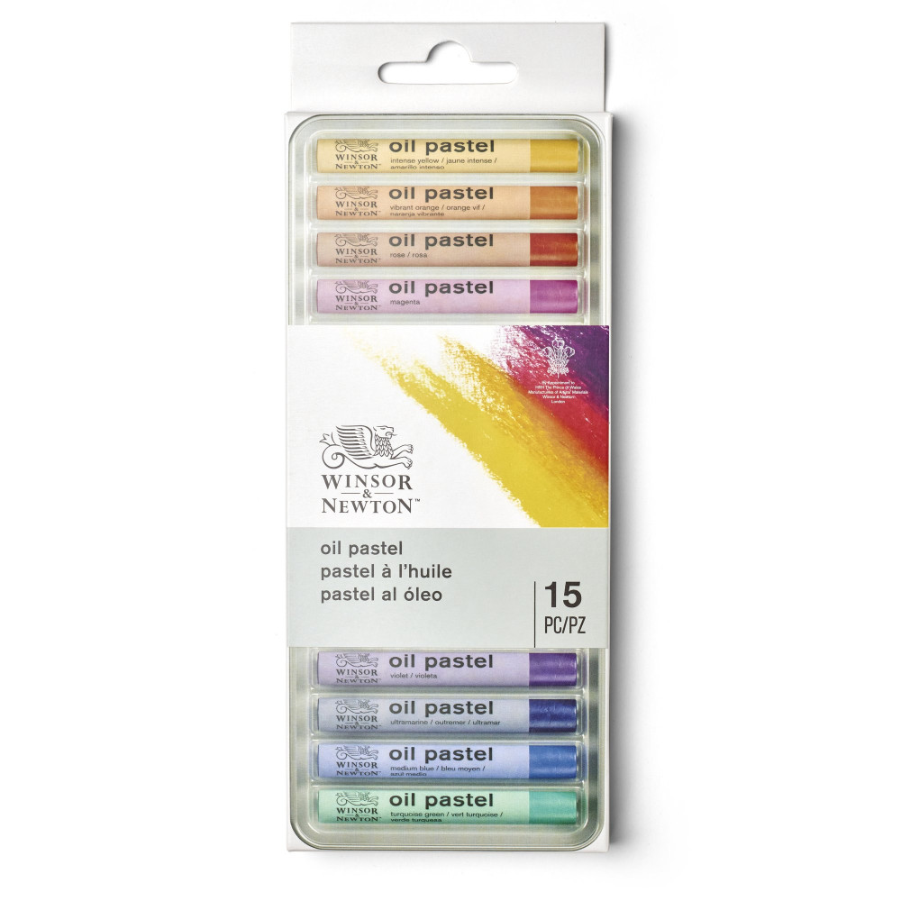 Set of Oil pastels - Winsor & Newton - 15 colors