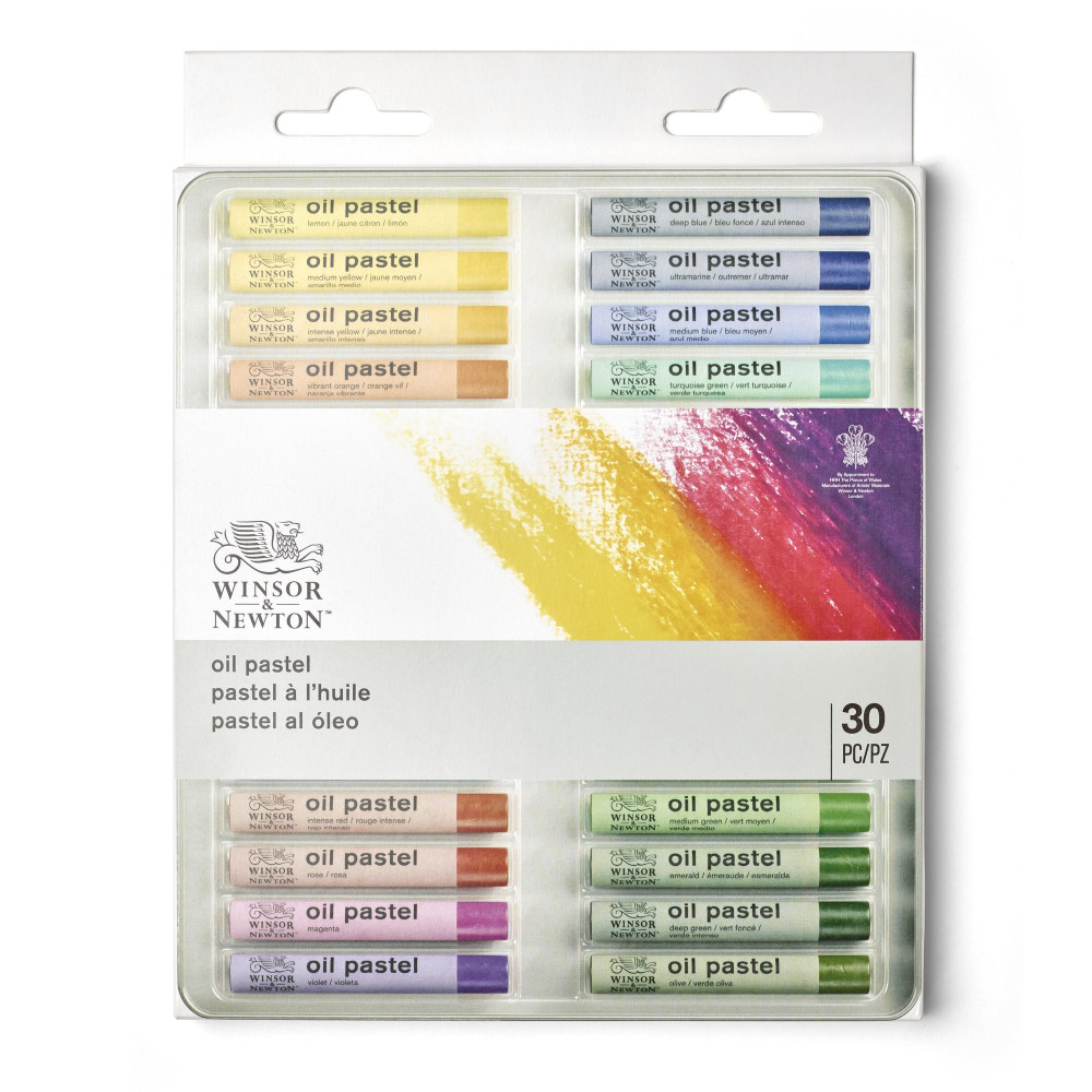 Zestaw pasteli olejnych Oil Pastel - Winsor & Newton - 30 kolorów