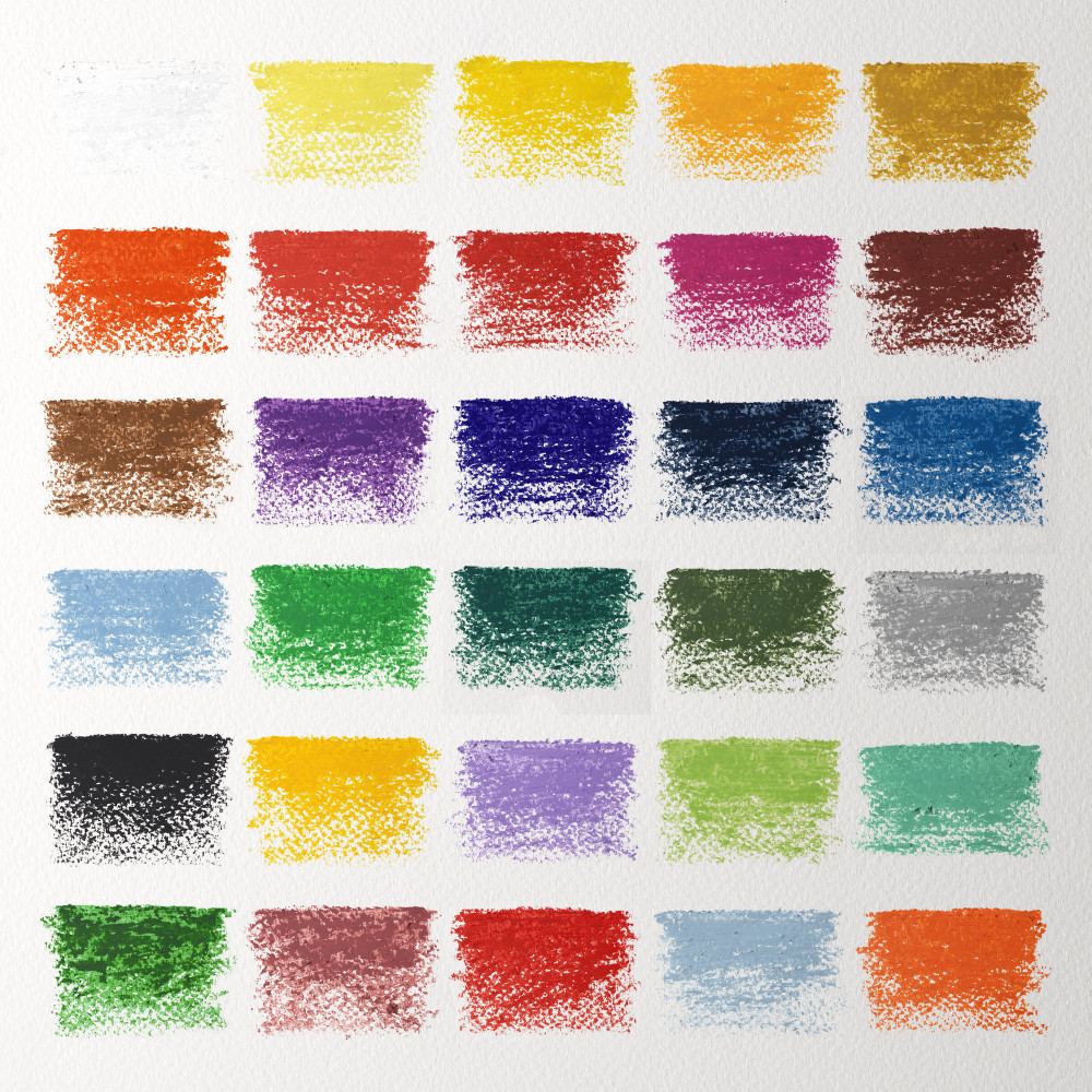 Zestaw pasteli olejnych Oil Pastel - Winsor & Newton - 30 kolorów