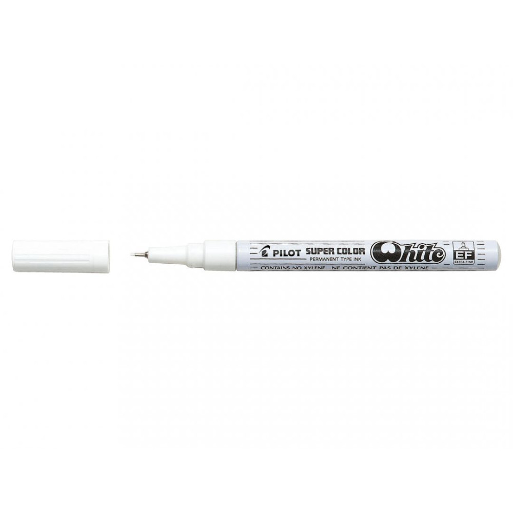 Super Color oil marker - Pilot - white, 0,5 mm