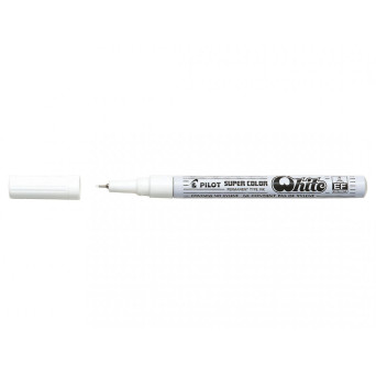 Marker olejowy Super Color - Pilot - biały, 0,5 mm