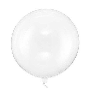 Balon foliowy Kula - transparentny, 40 cm