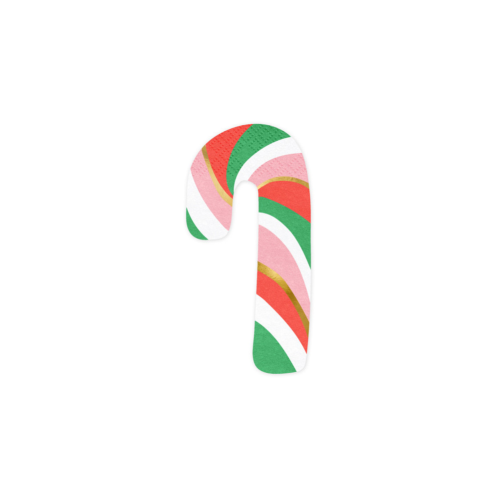 Napkins Candy Cane - 20 pcs