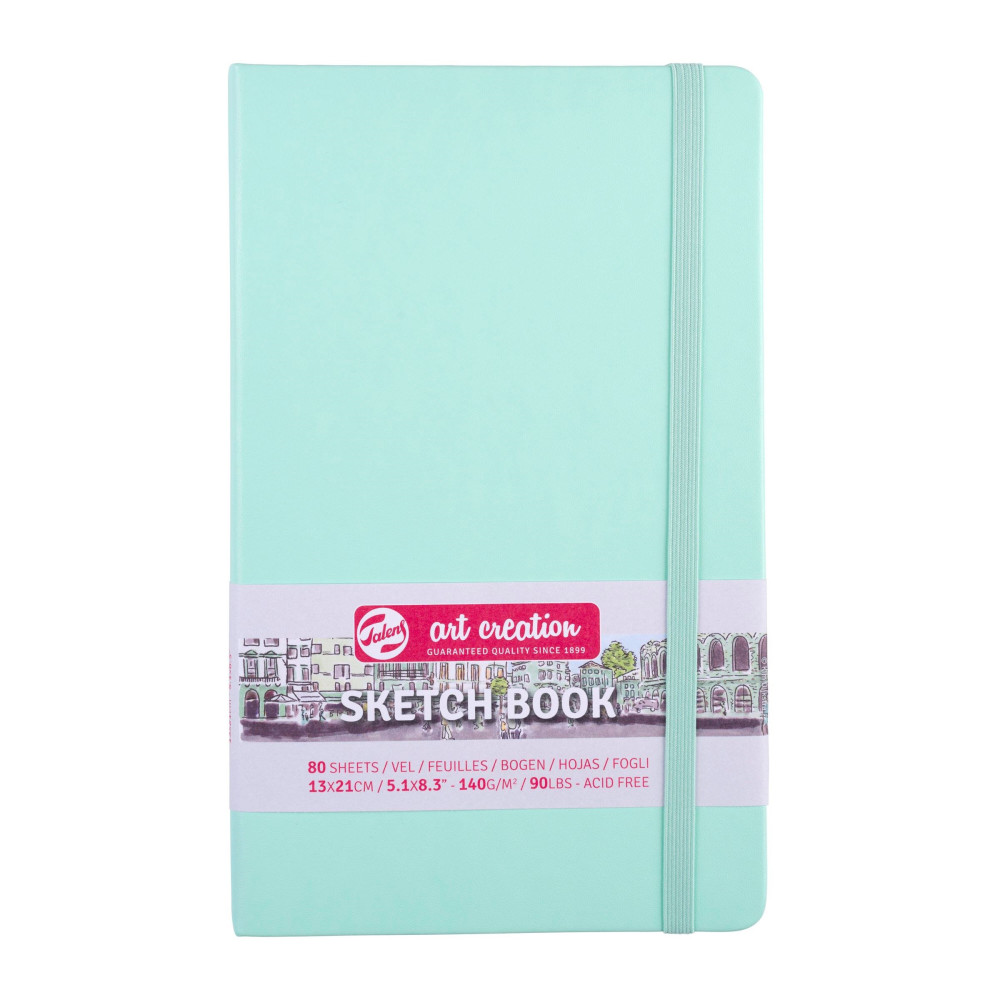 Szkicownik 13 x 21 cm - Talens Art Creation - Fresh Mint, 140 g, 80 ark.