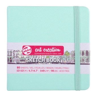 Szkicownik 12 x 12 cm - Talens Art Creation - Fresh Mint, 140 g, 80 ark.
