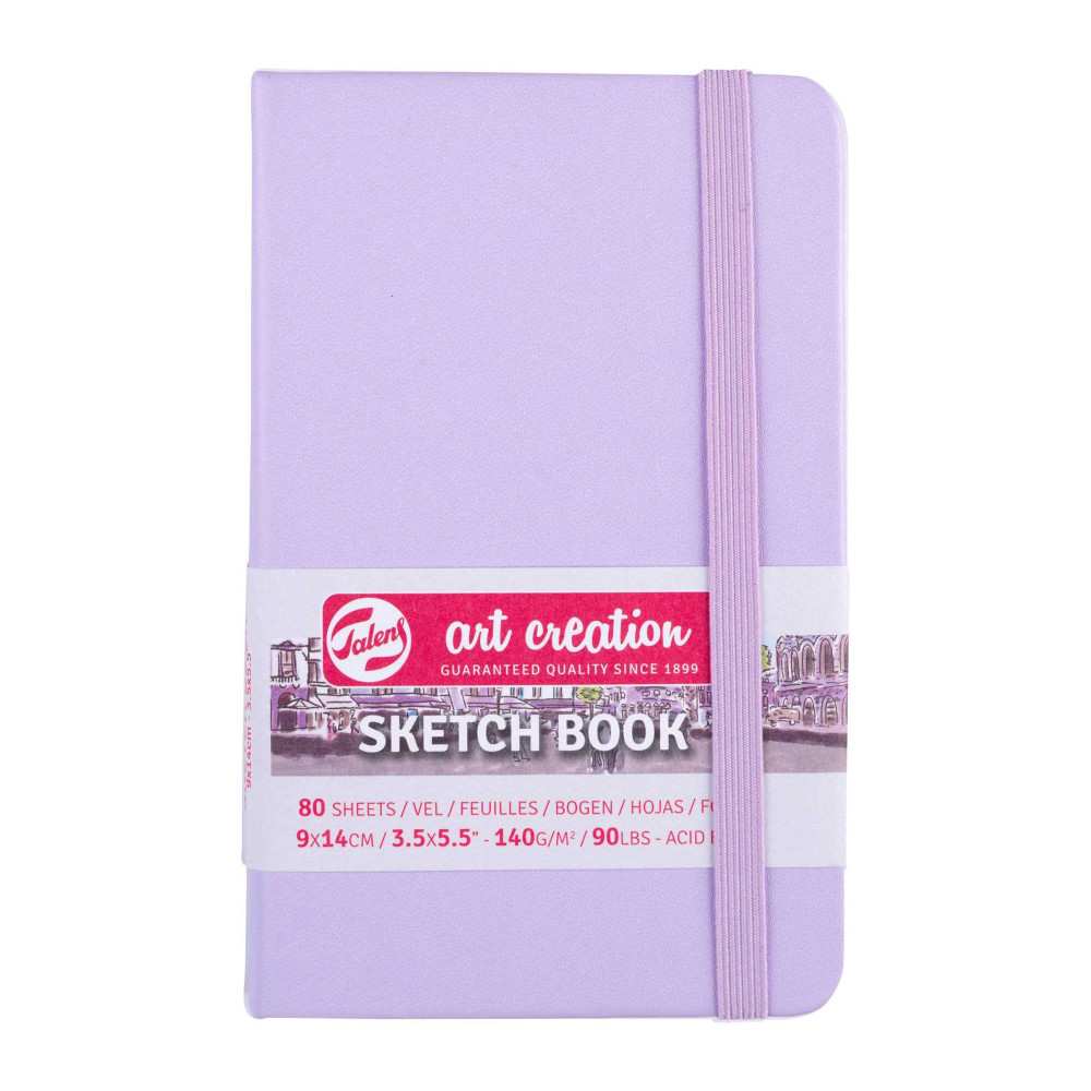 Szkicownik 9 x 14 cm - Talens Art Creation - Pastel Violet, 140 g, 80 ark.