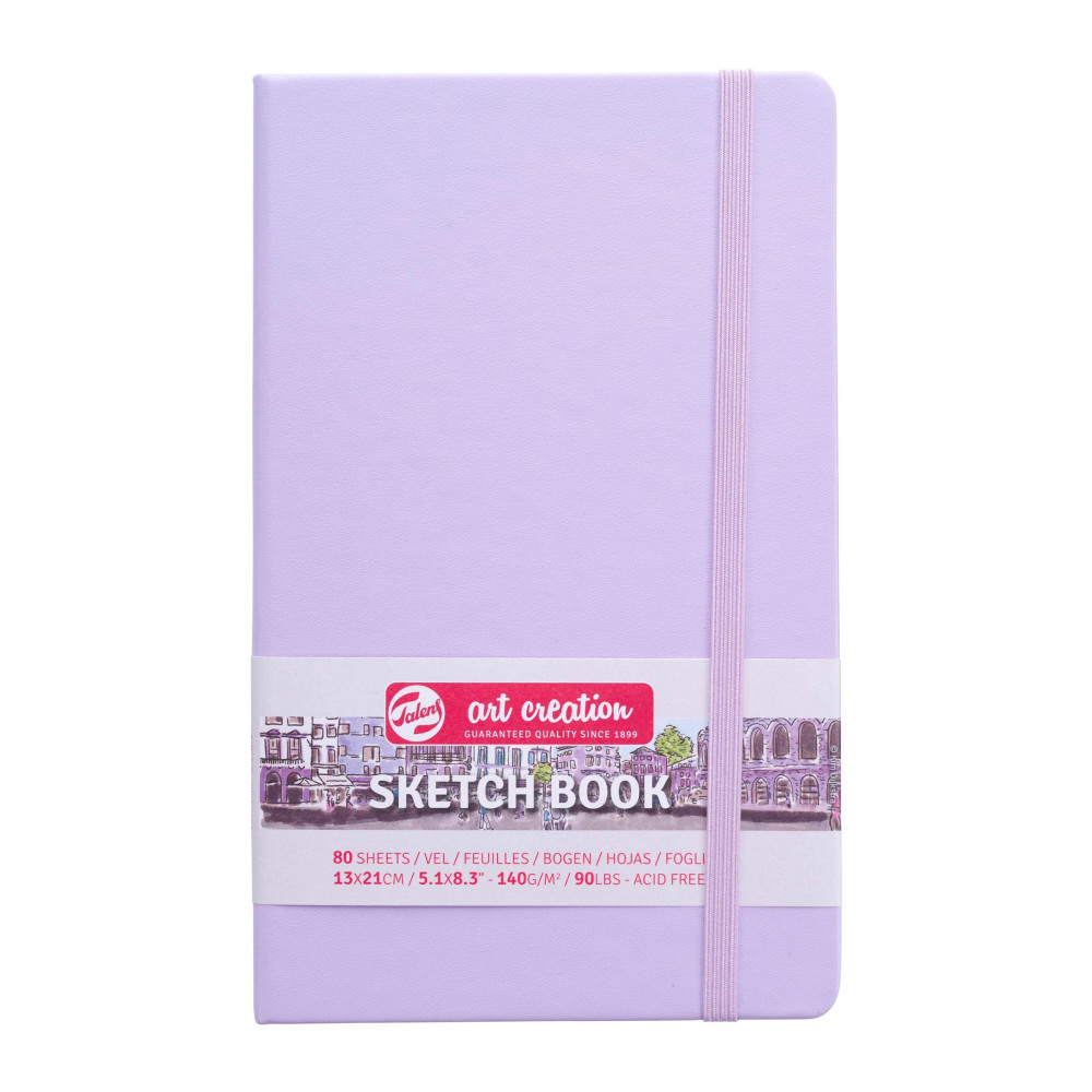 Szkicownik 13 x 21 cm - Talens Art Creation - Pastel Violet, 140 g, 80 ark.
