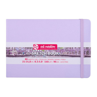 Szkicownik 21 x 15 cm - Talens Art Creation - Pastel Violet, 140 g, 80 ark.
