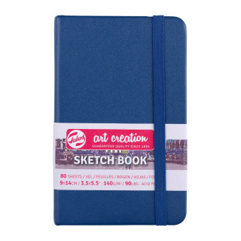 Szkicownik 9 x 14 cm - Talens Art Creation - Navy Blue, 140 g, 80 ark.