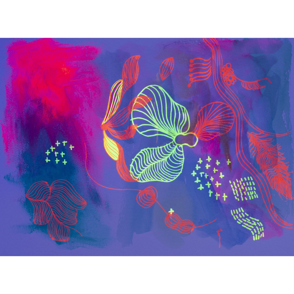 Pen-Touch marker - Sakura - UV Blue, 1 mm