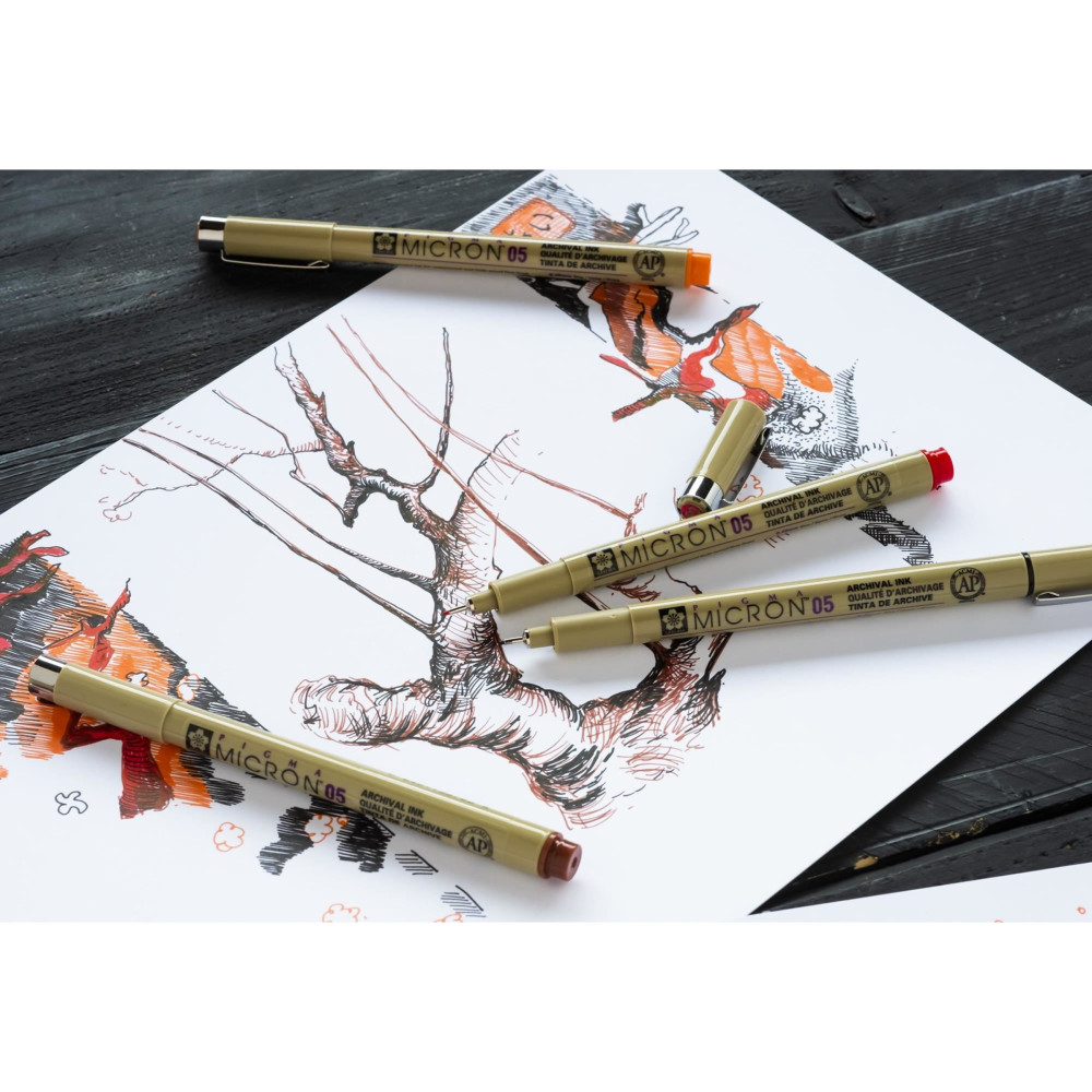 Zestaw cienkopisów Pigma Micron - Sakura x Van Gogh Muzeum - 4 szt.