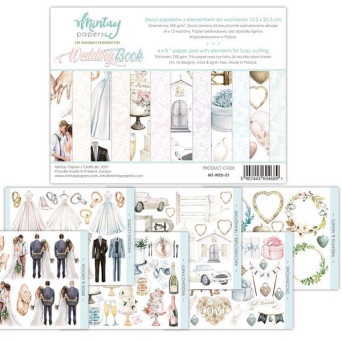 Elementy do wycinania 15 x 20 cm - Mintay - Wedding Book