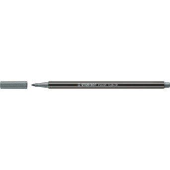 Pen 68 - Stabilo - Metallic Silver, no. 805