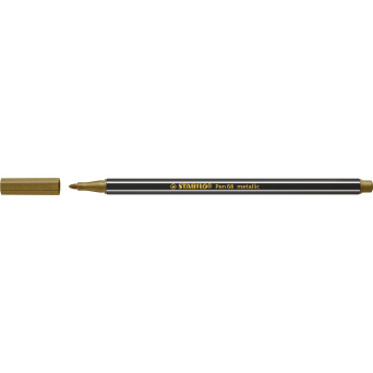 Flamaster Pen 68 - Stabilo - złoty metaliczny, nr 810