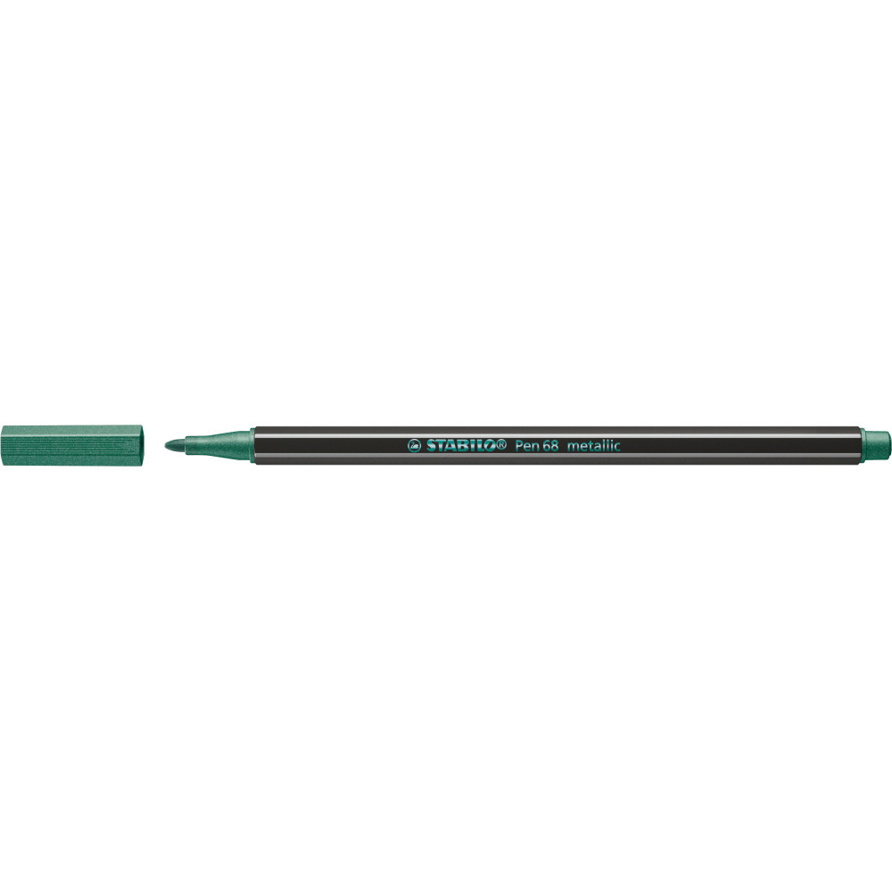 Flamaster Pen 68 - Stabilo - ciemnozielony metaliczny, nr 836