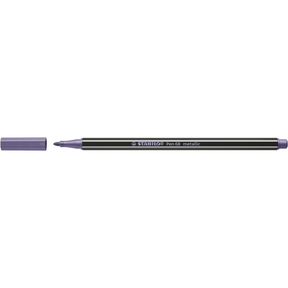 Flamaster Pen 68 - Stabilo - fioletowy metaliczny, nr 855