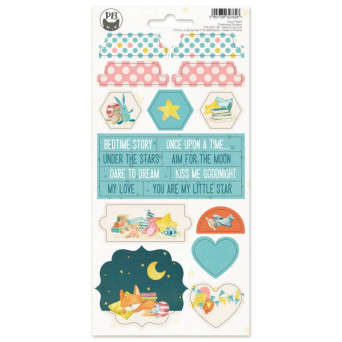 Set of cardboard stickers 10,5 x 23 cm - Piątek Trzynastego - Good Night 03