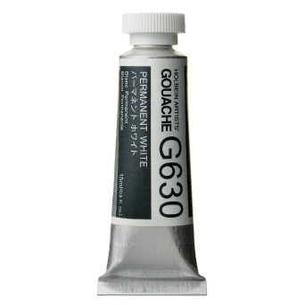 Artists’ Gouache - Holbein - Permanent White, 15 ml