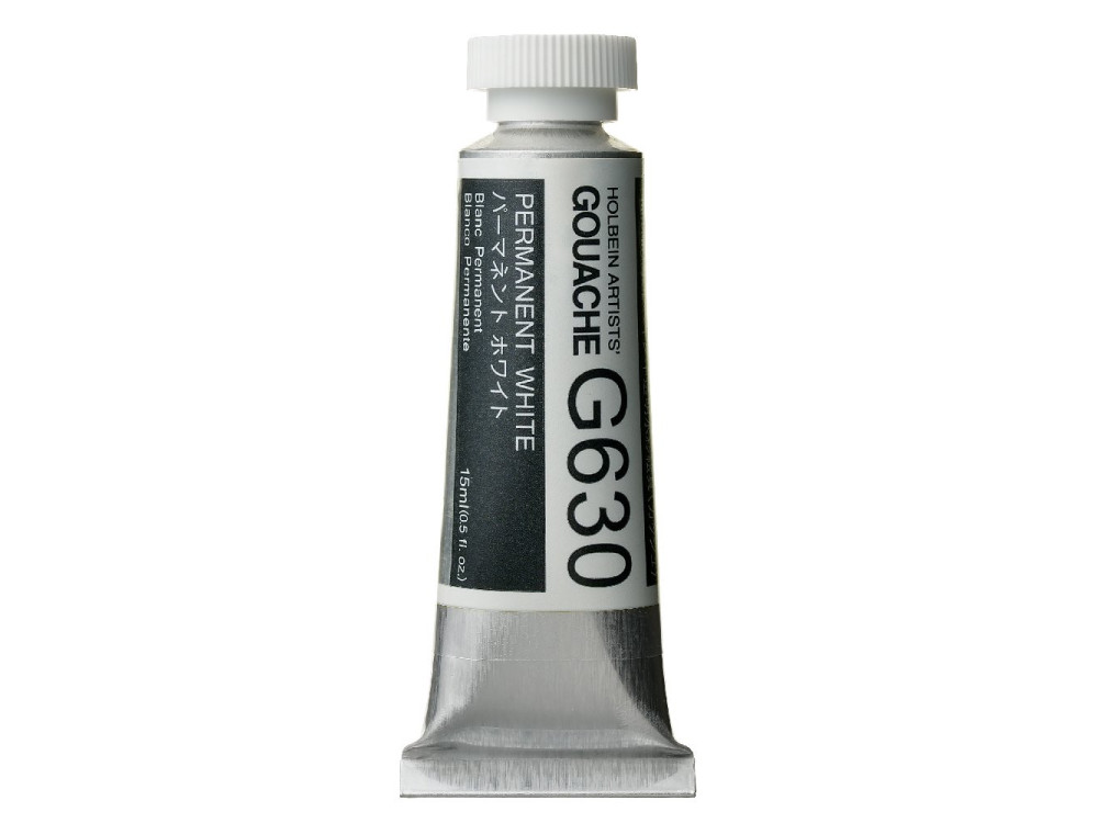 Artists’ Gouache - Holbein - Permanent White, 15 ml