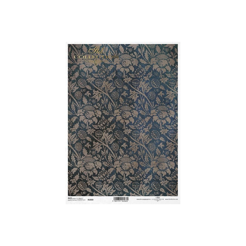 Decoupage rice paper A4 - ITD Collection - R1868
