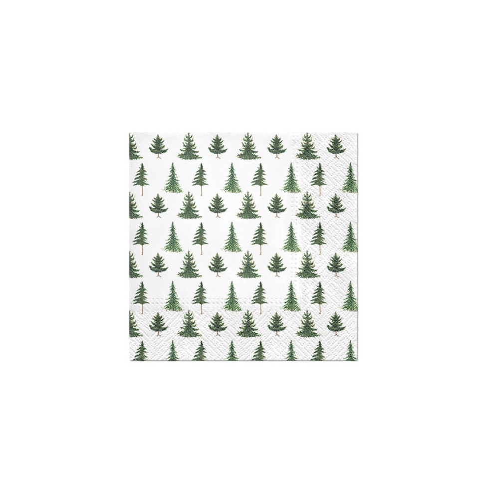 Serwetki ozdobne - Paw - Conifer Forest, 20 szt.