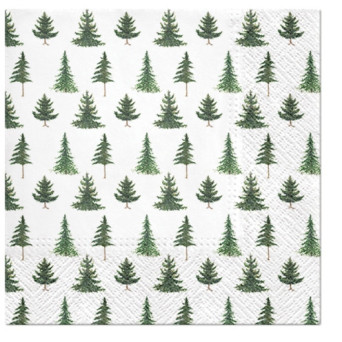 Serwetki ozdobne - Paw - Conifer Forest, 20 szt.