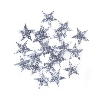 Self-adhesive stars - DpCraft - silver, 20 pcs