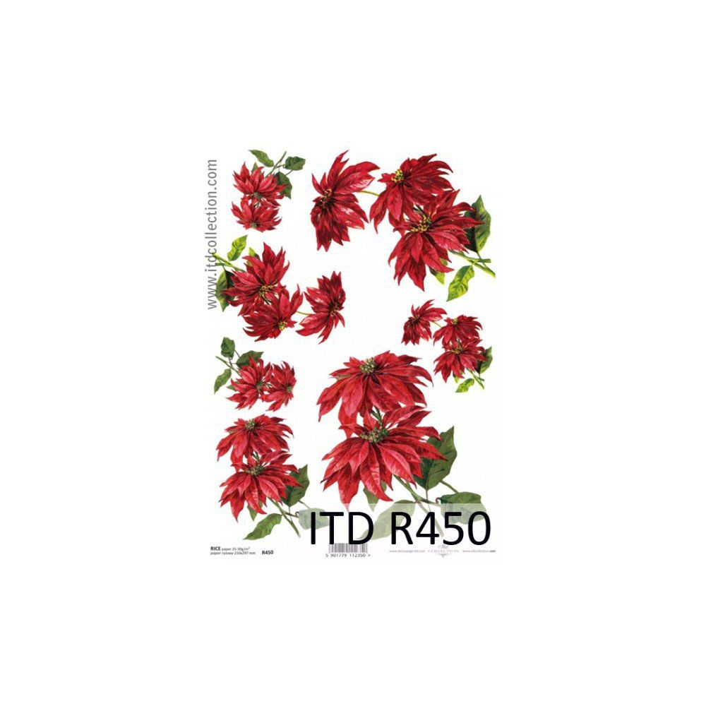 Papier do decoupage A4 - ITD Collection - ryżowy, R450