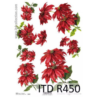 Decoupage paper A4 - ITD Collection - rice, R450