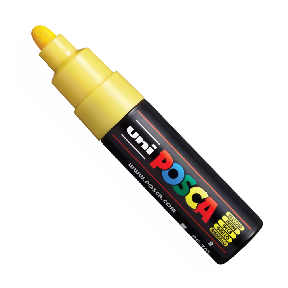 Posca Paint Marker Pen PC-7M - Uni - yellow
