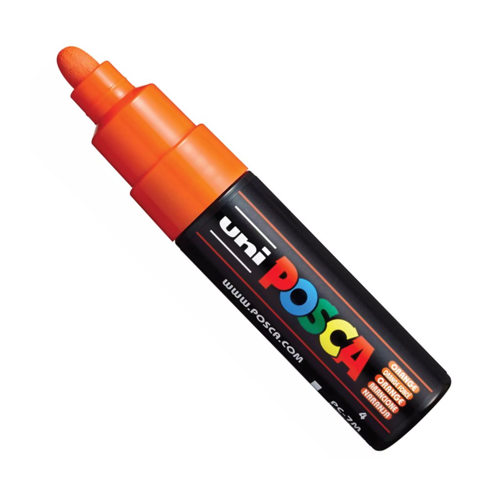 Marker Posca PC-7M - Uni - pomarańczowy, orange