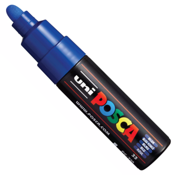 Marker Posca PC-7M - Uni - niebieski, blue