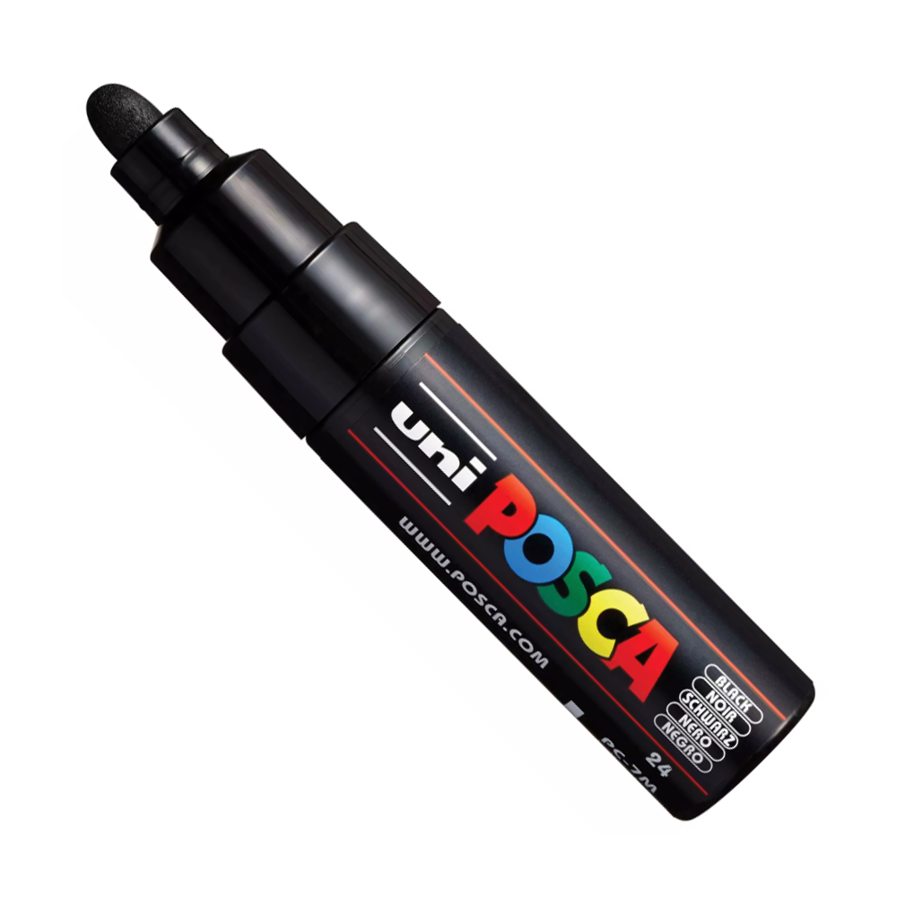 Marker Posca PC-7M - Uni - czarny, black