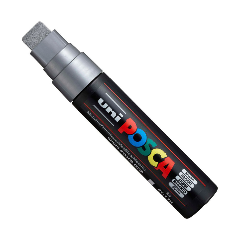 Marker Posca PC-17K - Uni - srebrny, silver