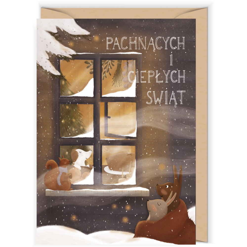 Greeting card - Cudowianki - Pachnące święta, 12 x 17 cm