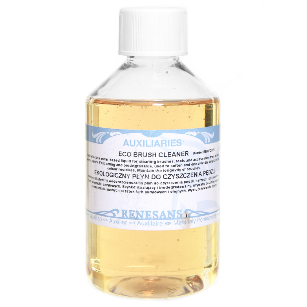 Płyn do czyszczenia pędzli, ekologiczny - Renesans - 250 ml