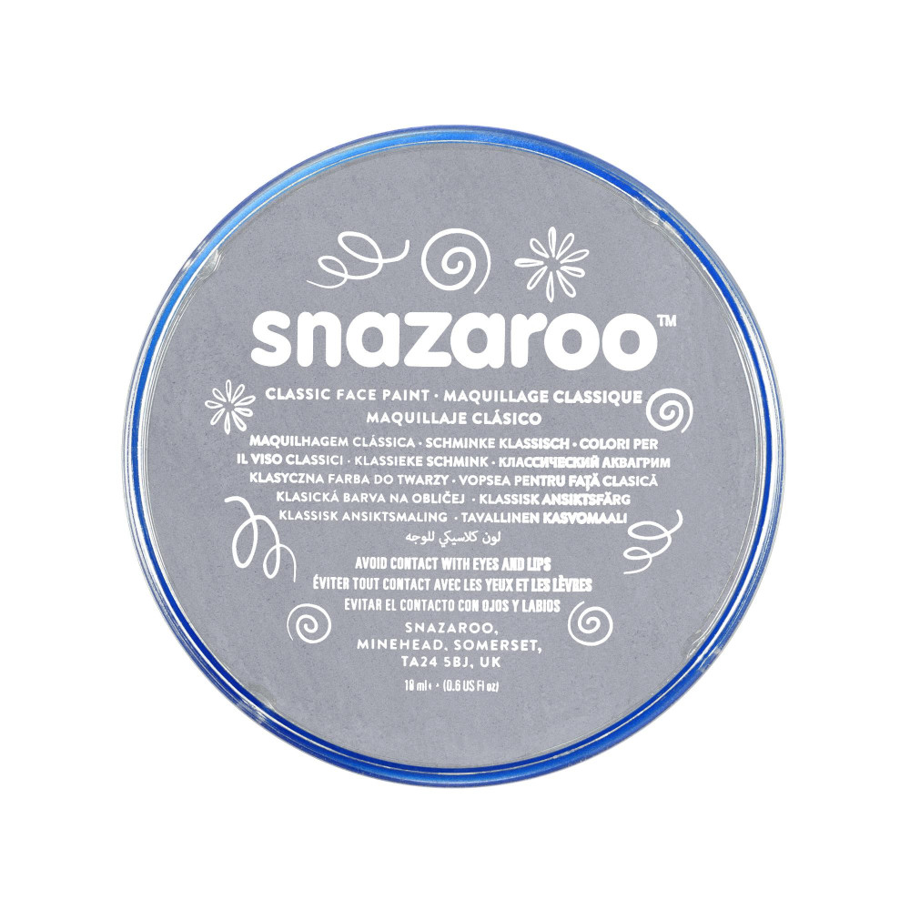Face and body make-up paint - Snazaroo - Dark Grey, 18 ml