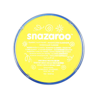 Farba do malowania twarzy - Snazaroo - Pale Yellow, 18 ml