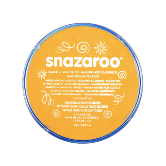 Face and body make-up paint - Snazaroo - Ochre Yellow, 18 ml