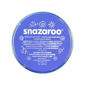 Farba do malowania twarzy - Snazaroo - Sky Blue, 18 ml