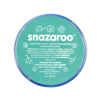 Farba do malowania twarzy - Snazaroo - Sea Blue, 18 ml