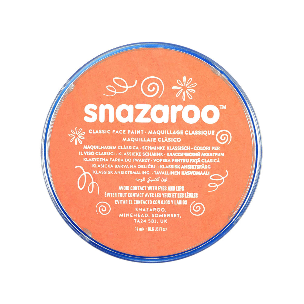 Farba do malowania twarzy - Snazaroo - Apricot, 18 ml