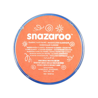 Farba do malowania twarzy - Snazaroo - Apricot, 18 ml