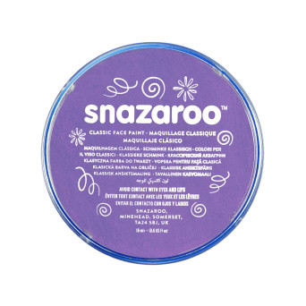 Farba do malowania twarzy - Snazaroo - Lilac, 18 ml