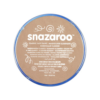 Farba do malowania twarzy - Snazaroo - Barely Beige, 18 ml