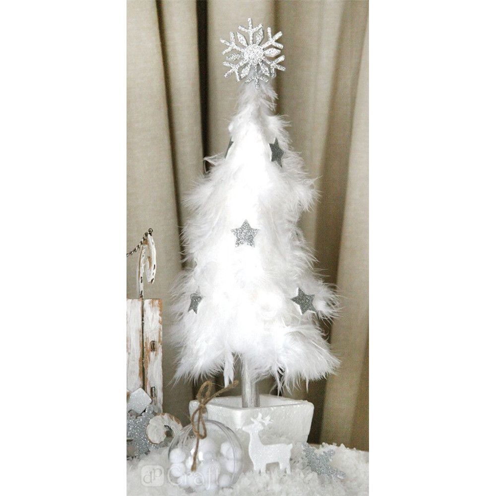 Patyczki drewniane, naturalne - DpCraft - 25 cm, 100 szt.