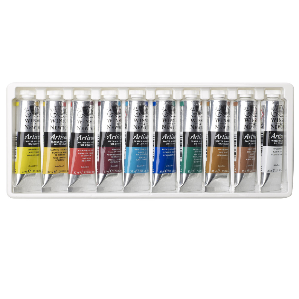 Set of Artisan oil paints in tubes - Winsor & Newton - 10 colors x 37 ml