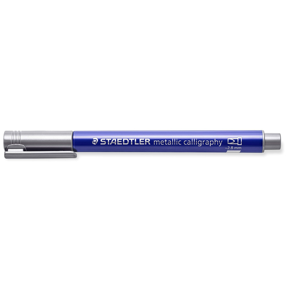Pisak do kaligrafii Metallic Calligraphy - Staedtler - srebrny, 2,8 mm