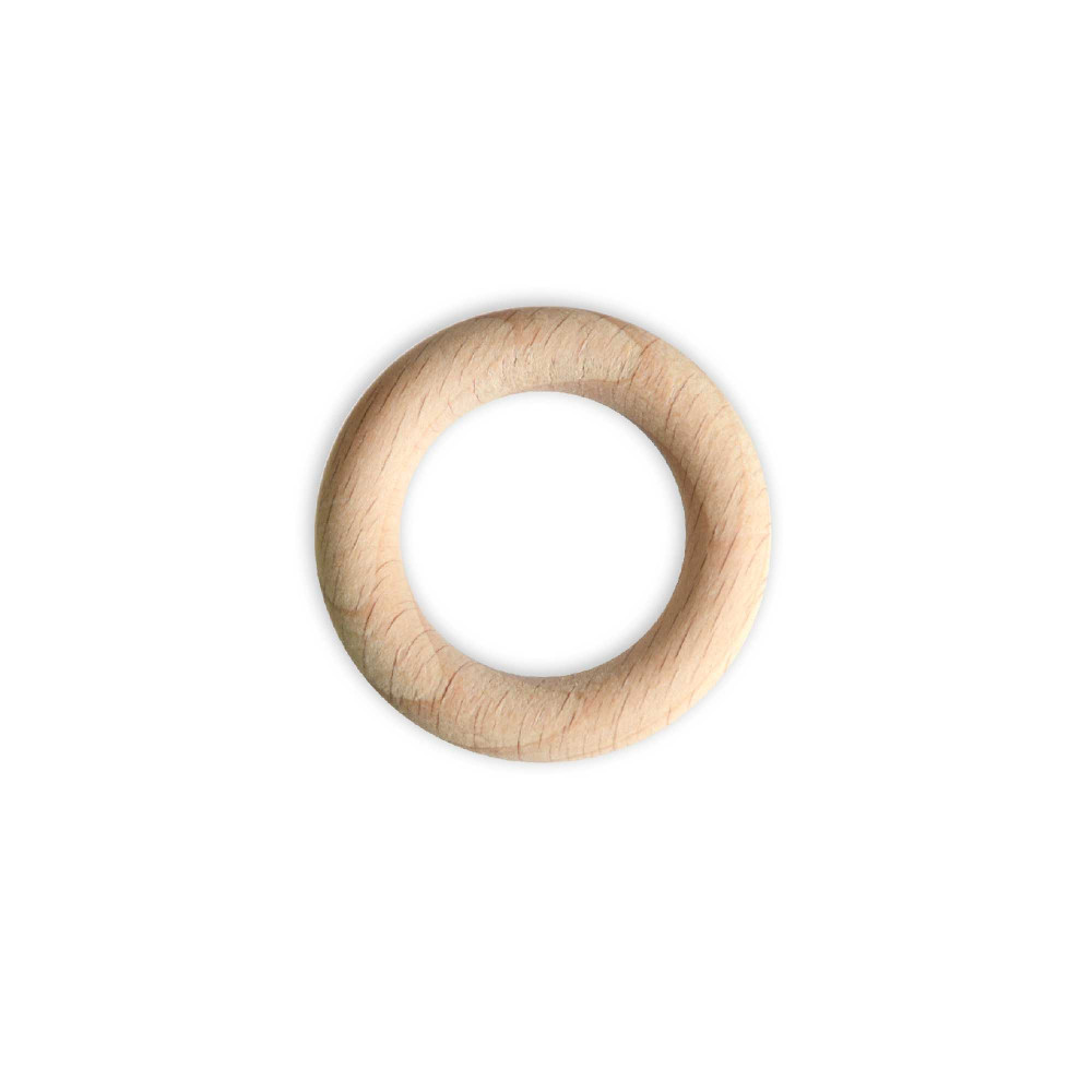 Kółko pierścień drewniany do makramy - 33 mm