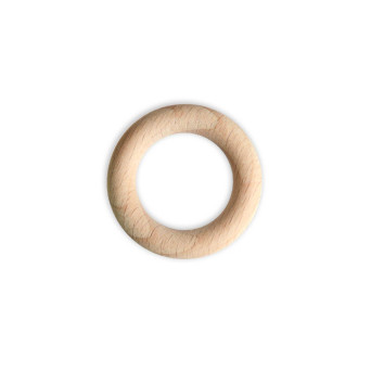 Macrame wooden rings - 33 mm